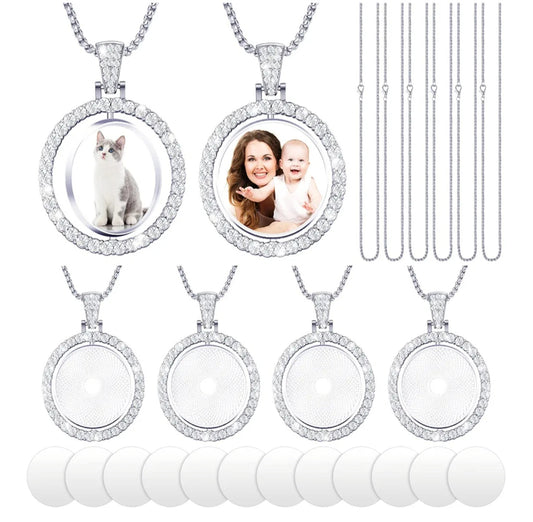 Rhinestone Pendant Custom Necklace