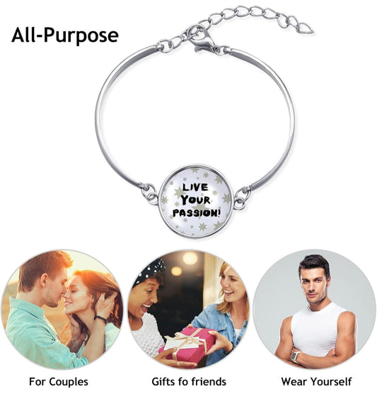 Silver Round Tray Bracelets