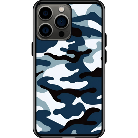 Blue Camo Phone Case