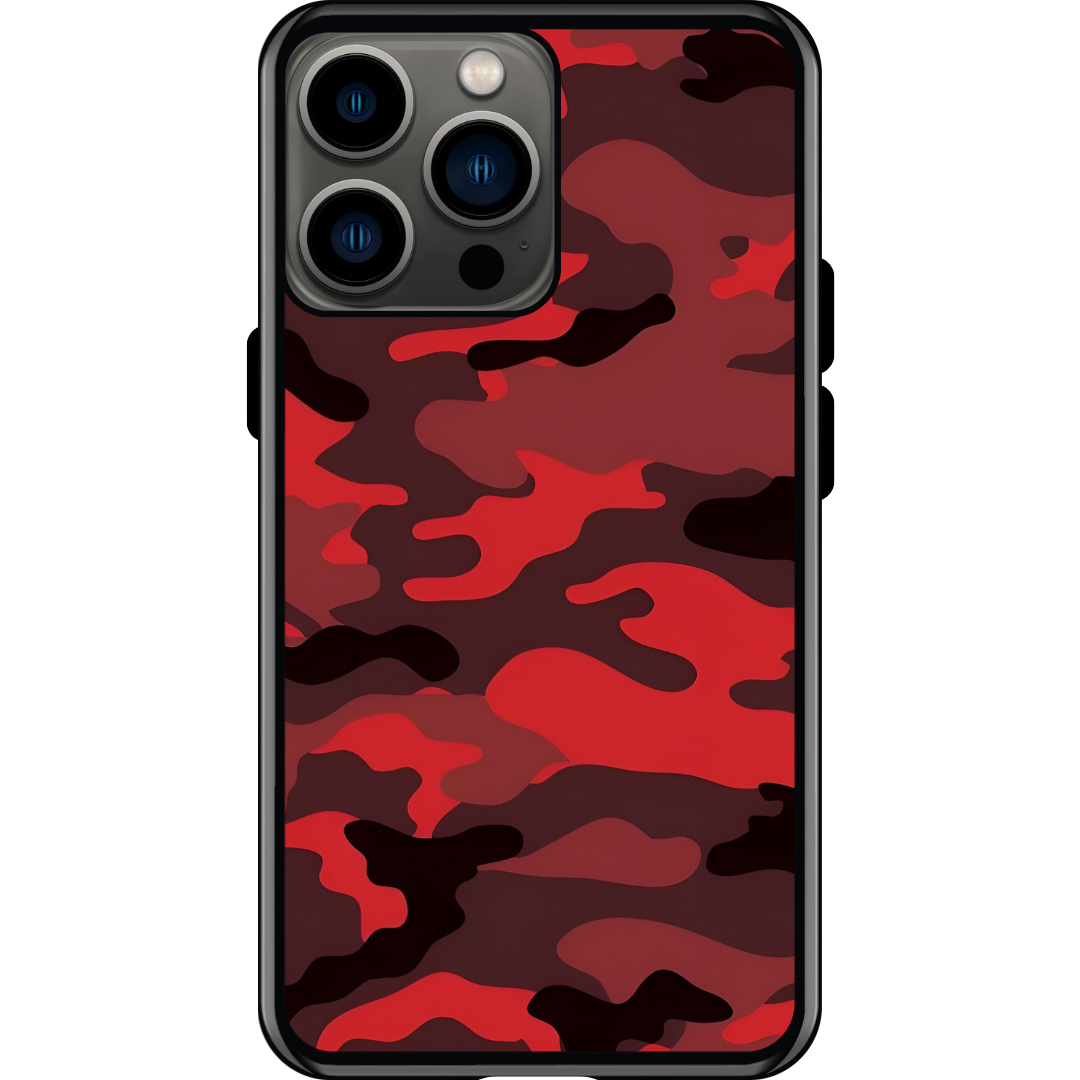 Red Camo Phone Case